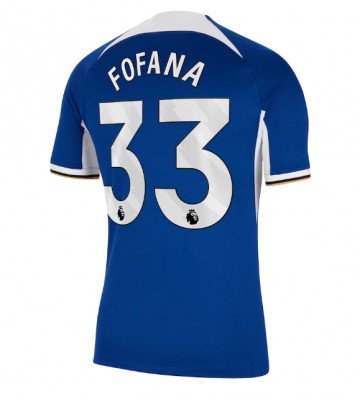 Lacne Muži Futbalové dres Chelsea Wesley Fofana #33 2023-24 Krátky Rukáv - Domáci